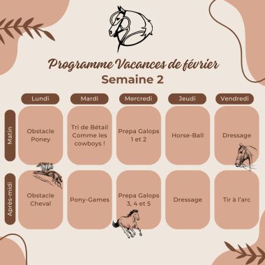 programme du 26 février au 1er mars