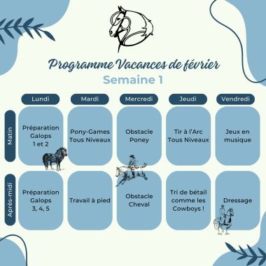 programme du 19 au 23 février